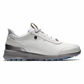 Scarpe Golf Footjoy Donna Stratos Spikeless Bianche Italia ZND529861